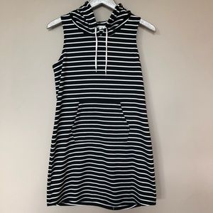 maurices black and white striped dress